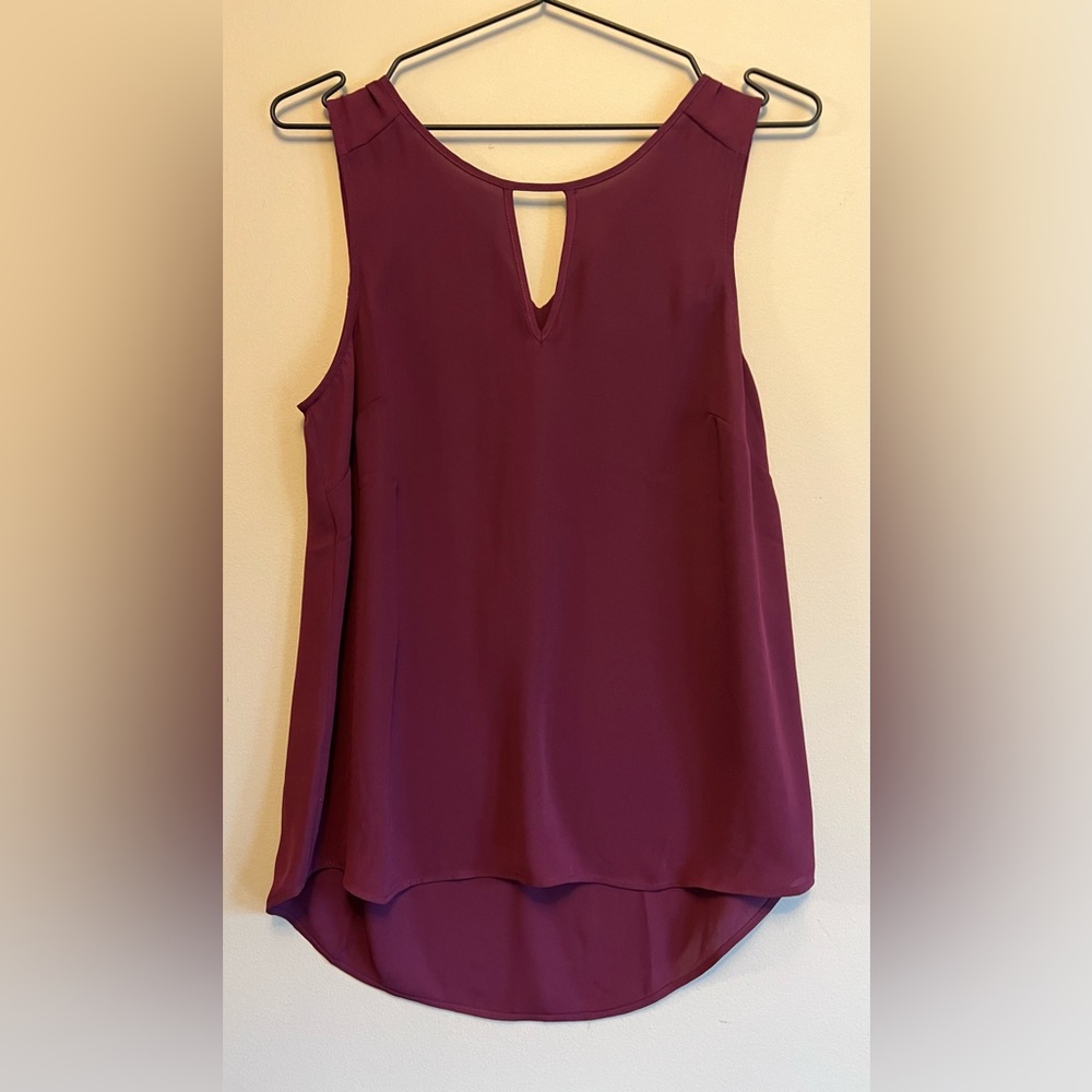 NWT Stitch Fix Daniel Rainn Purple Catherine Keyhole Detail Blouse - Size Small